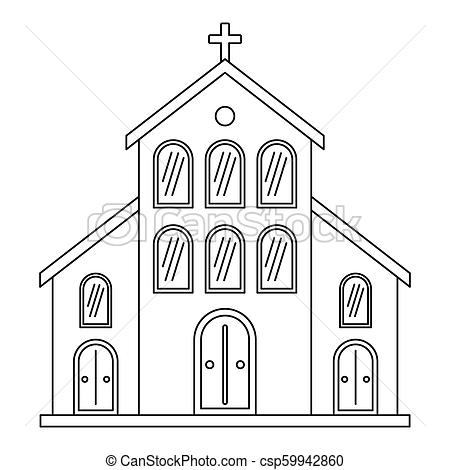 Catholic Church Drawing at PaintingValley.com | Explore collection of ...