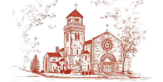 535x271 holy family roman catholic church - Catholic Church Drawing