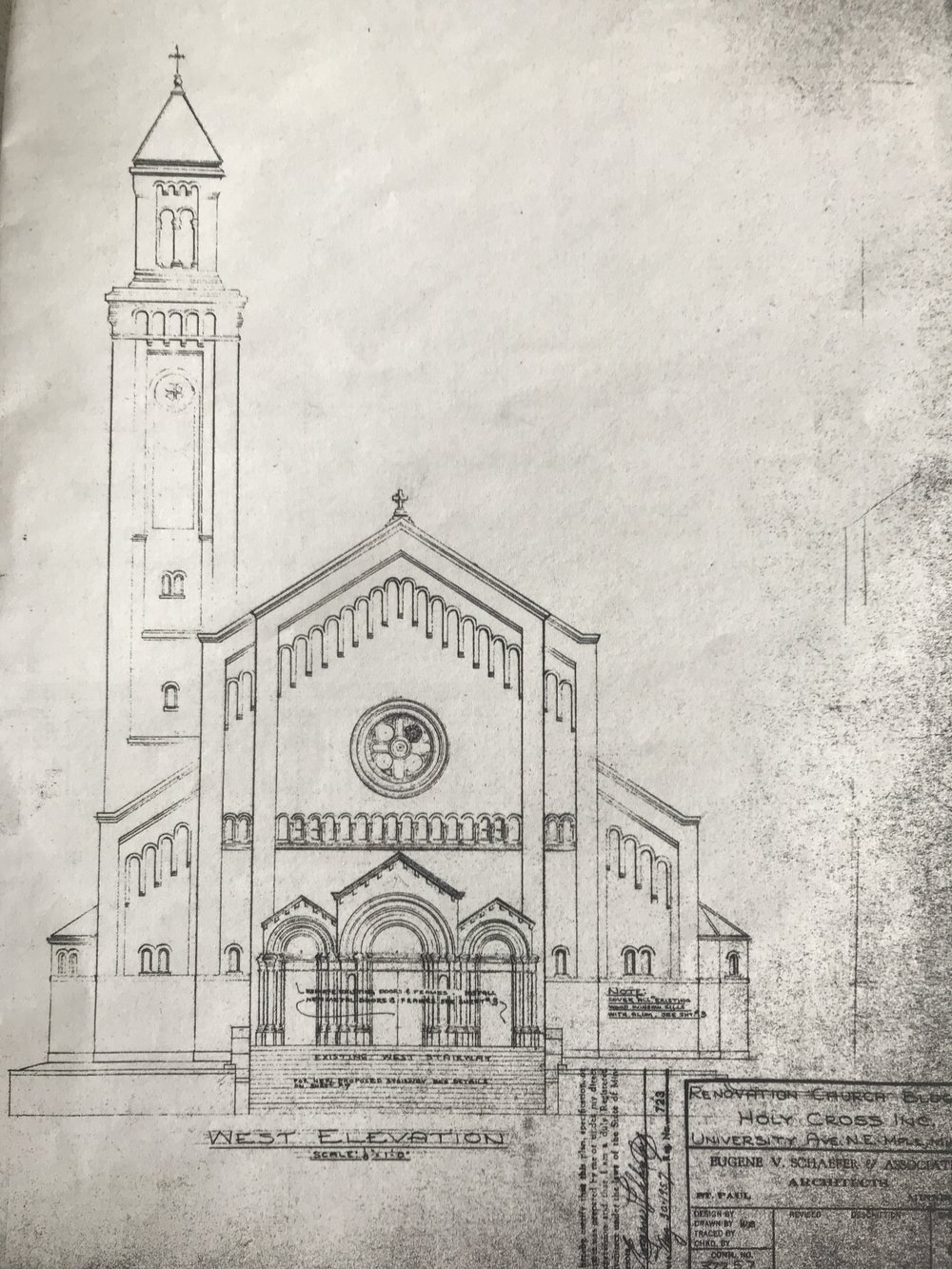 1000x1333 our story holy cross catholic church - Catholic Church Drawing