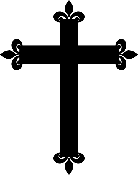 468x595 Catholic Cross Free Clipart - Catholic Cross Drawing