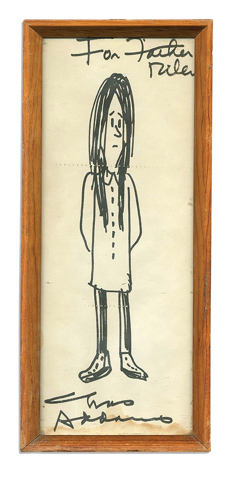 471x950 charles addams wednesday drawing for catholic priest - Catholic Priest Drawing