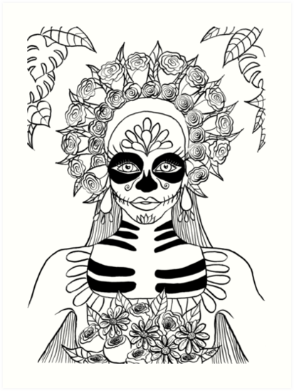 Catrina Drawing at PaintingValley.com | Explore collection of Catrina ...