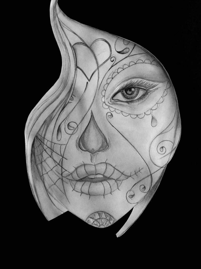 774x1033 Catrina Drawing - Catrina Drawing
