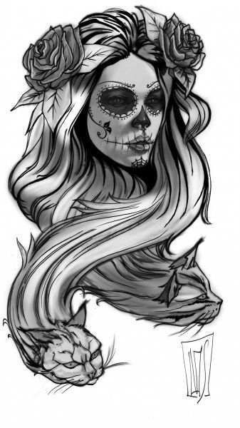 337x600 Catrina - Catrina Drawing