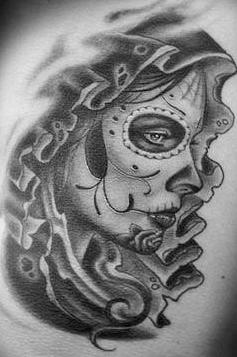 237x357 Catrina Photograph - Catrina Drawing