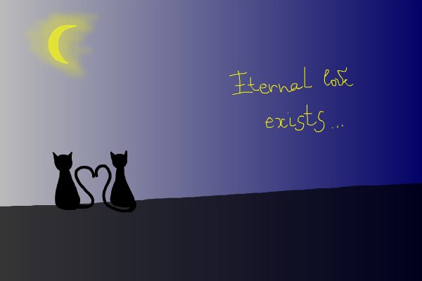 600x400 cats love an animals speedpaint drawing - Cats In Love Drawing