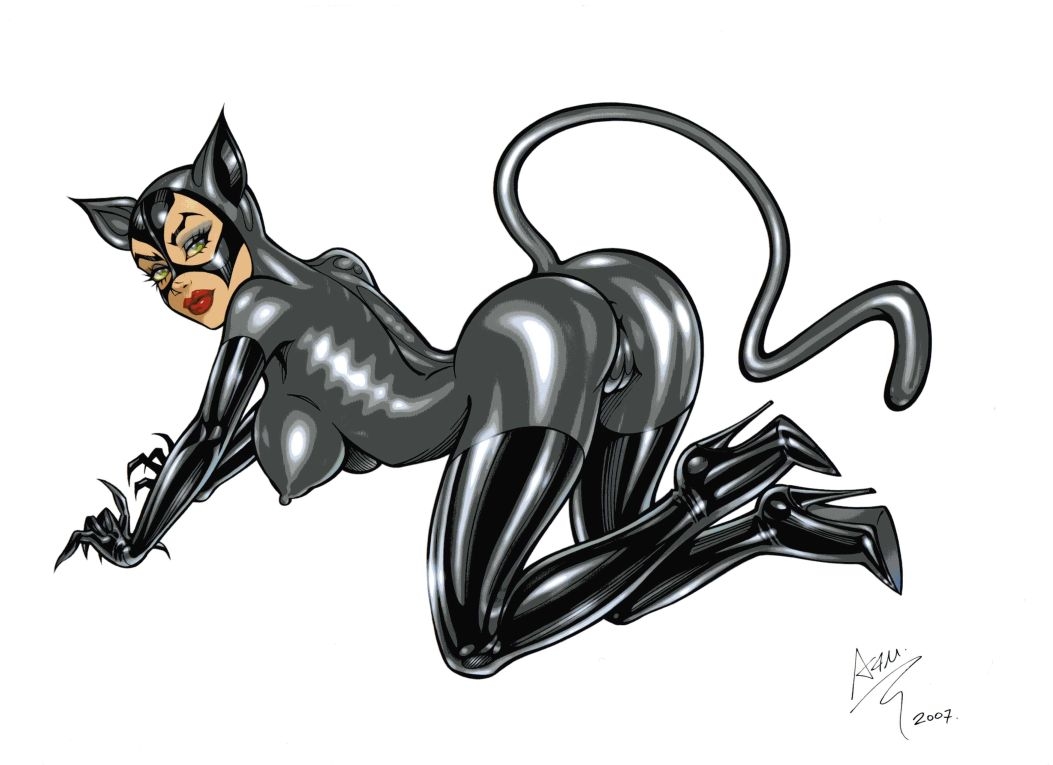 1053x765 catwoman in mattias m's supers - Catwoman Cartoon Drawing