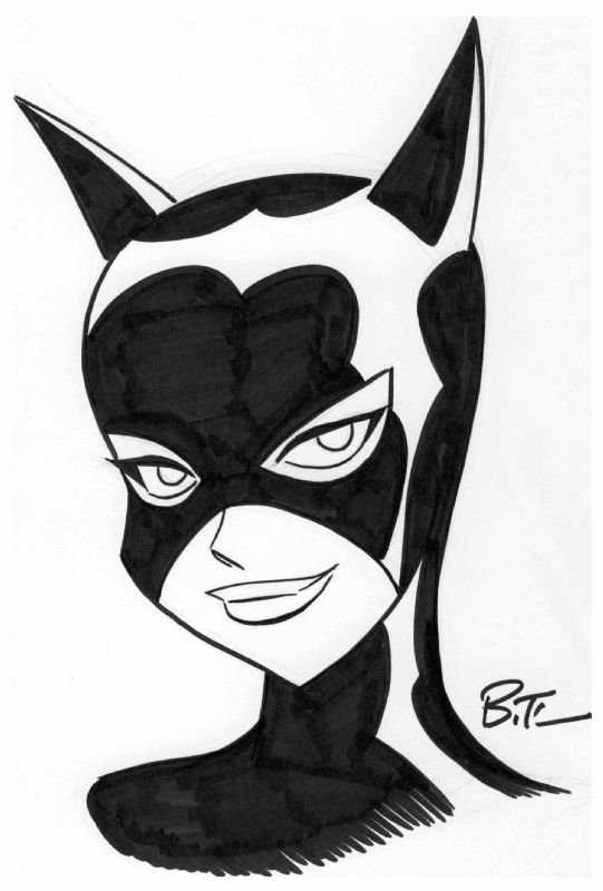 541x800 catwoman - Catwoman Cartoon Drawing