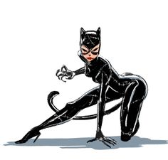 236x225 cartoon catwoman drawing - Catwoman Cartoon Drawing