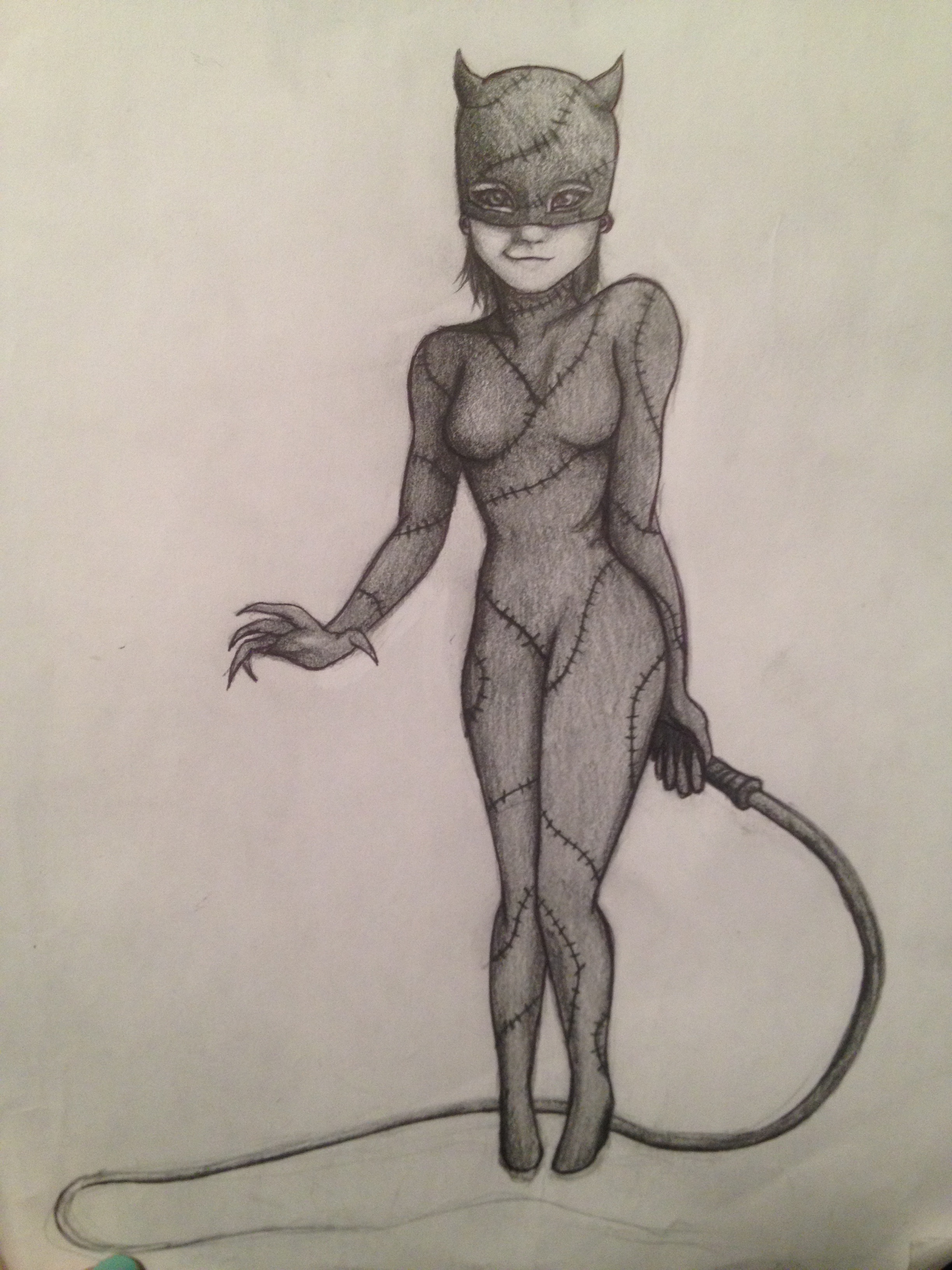 2448x3264 catwoman drawing xx juliedci - Catwoman Drawing