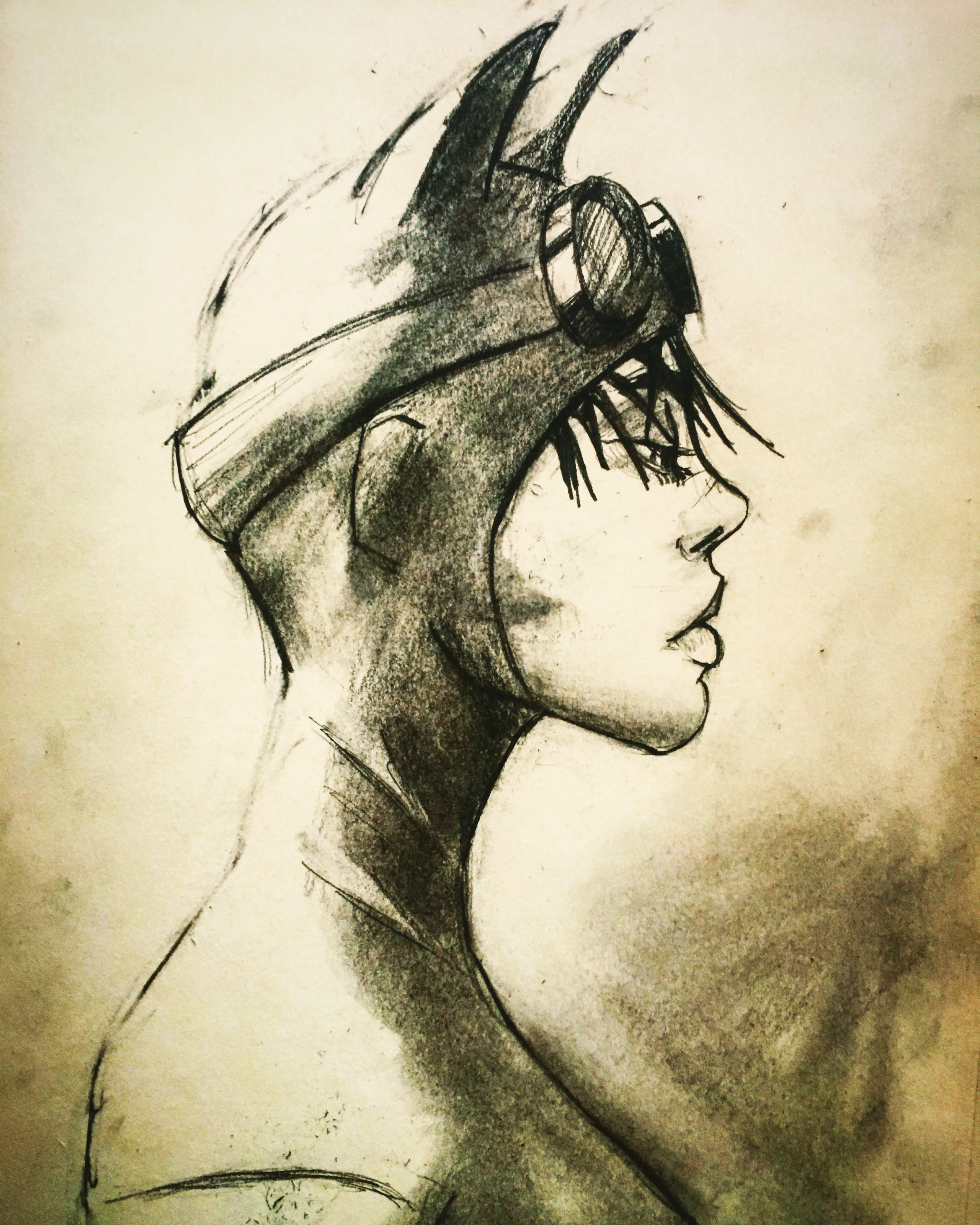 3024x3780 my first attempt - Catwoman Drawing