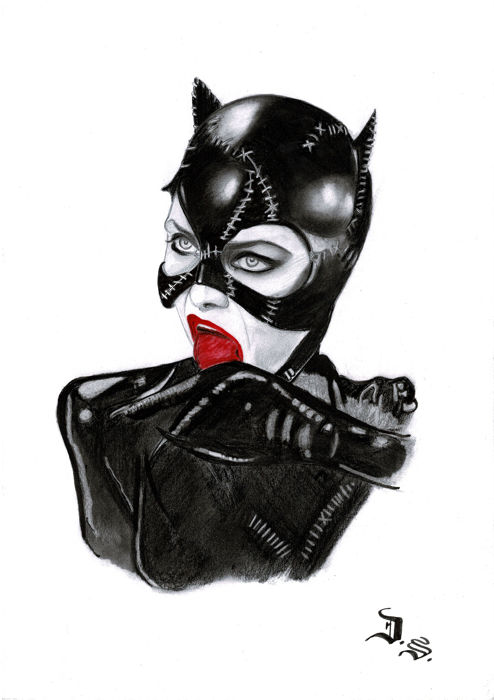 494x700 septiembre, diego - Catwoman Drawing