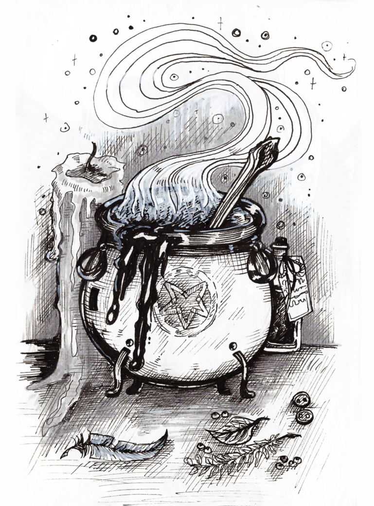 Cauldron Drawing at Explore collection of Cauldron