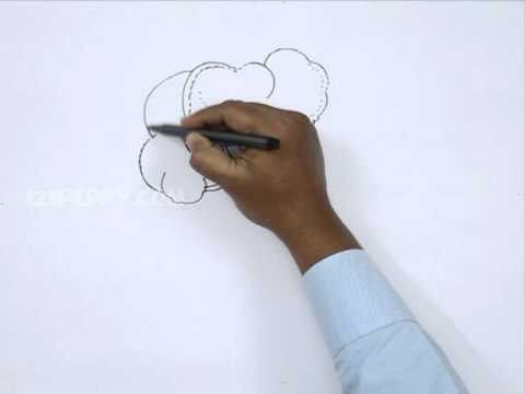 480x360 How To Draw A Cauliflower - Cauliflower Drawing