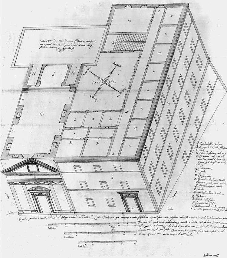 750x852 cavalier drawing archilibs - Cavalier Drawing