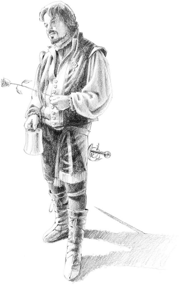 633x1024 how to draw a cavalier - Cavalier Drawing