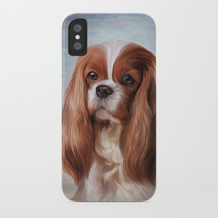 700x700 drawing dog breed cavalier king charles spaniel iphone case - Cavalier King Charles Spaniel Drawing