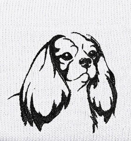 448x480 hand made cavalier king charles spaniel knit hat - Cavalier King Charles Spaniel Drawing