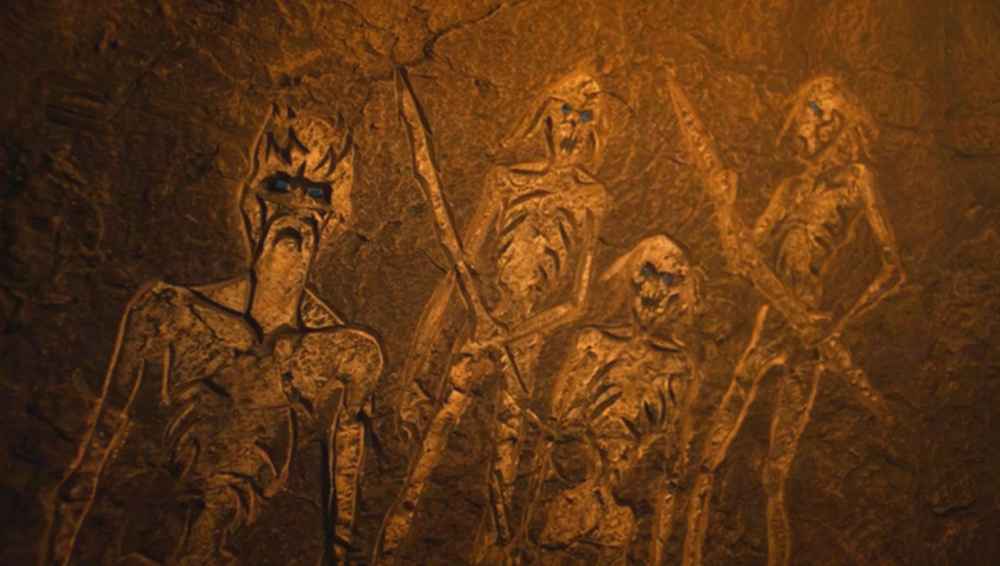 1000x566 game of thrones season white walkers cave paintings scene - Cave Drawings