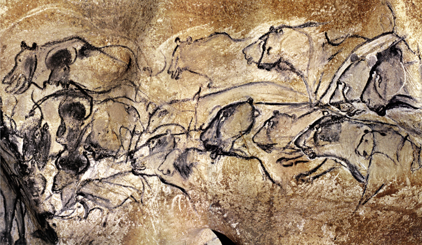 820x477 The Panel Of The Lions - Cave Drawings