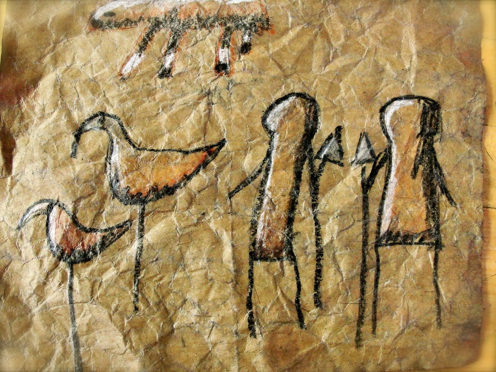 1600x1200 cave paintings da vinci's wings grade lascaux cave - Cave Drawings