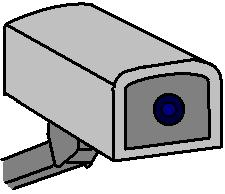 225x194 Filedrawing Of A Cctv Camera - Cctv Camera Drawing