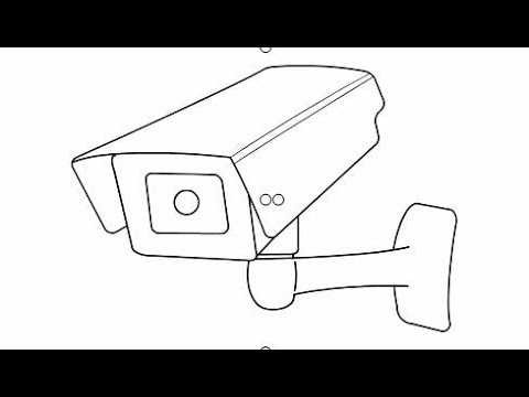 480x360 How To Drow A Cctv Security Camera - Cctv Camera Drawing
