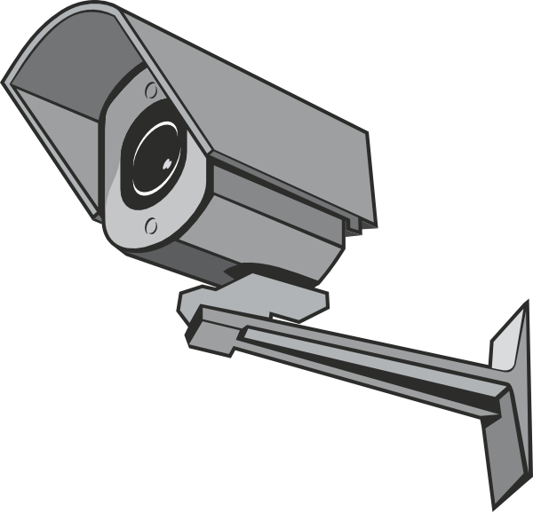 600x577 Security Camera Clipart Transparent Great Free Clipart - Cctv Camera Drawing