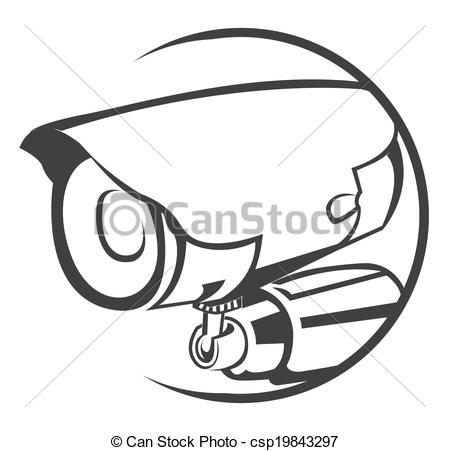 450x451 Security Camera - Cctv Camera Drawing