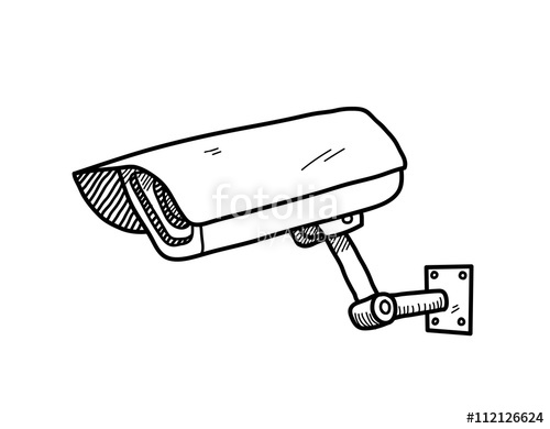 Cctv Camera Drawing at PaintingValley.com | Explore collection of Cctv ...