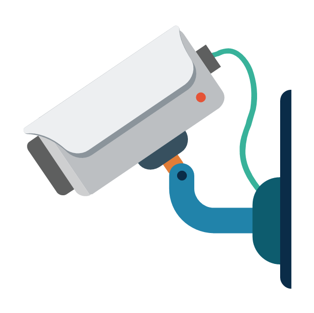 640x638 Cctv Camera Mawazin Business Solutions - Cctv Camera Drawing