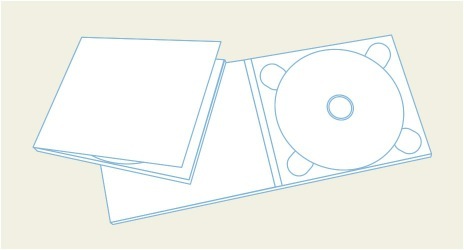 464x250 cd template, dvd template - Cd Cover Drawing