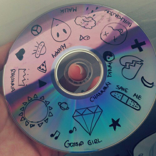499x499 Drawing On Cd Discovered - Cd Drawing