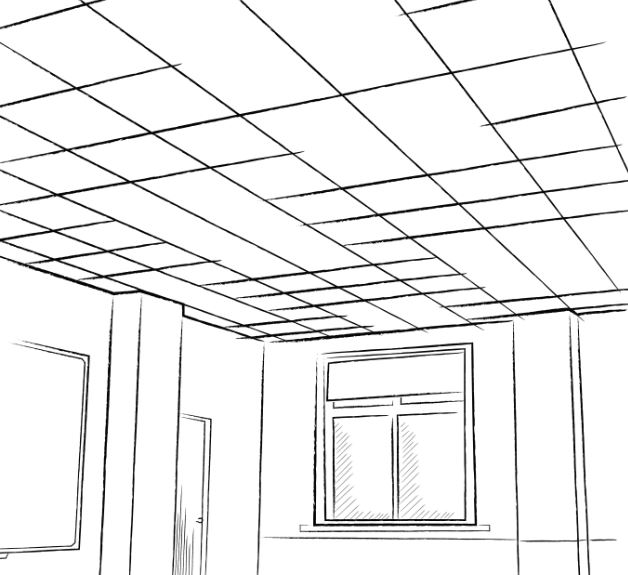 How To Draw A Ceiling