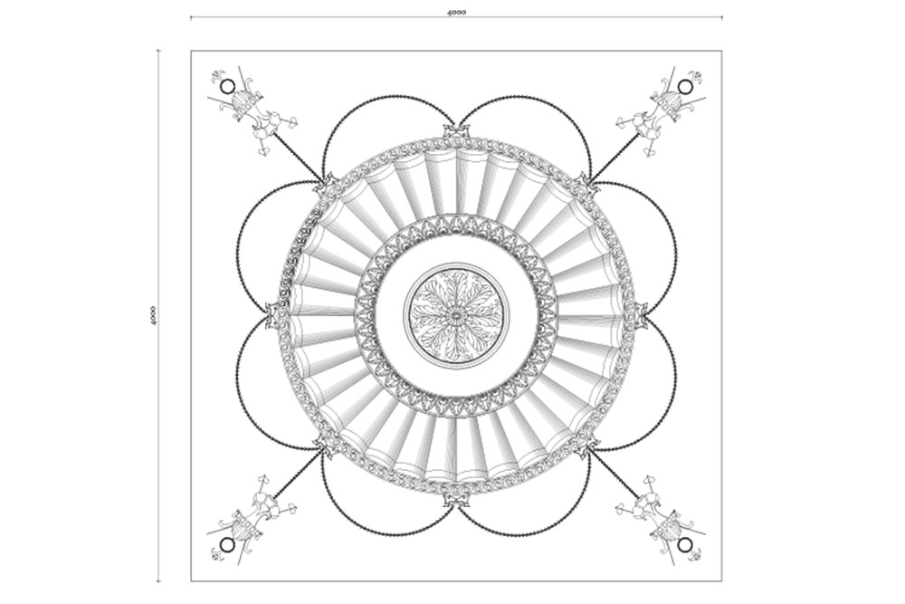 1000x667 bespoke architectural mouldings drawing design service - Ceiling Drawing