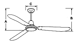 250x139 industrial fan - Ceiling Fan Drawing