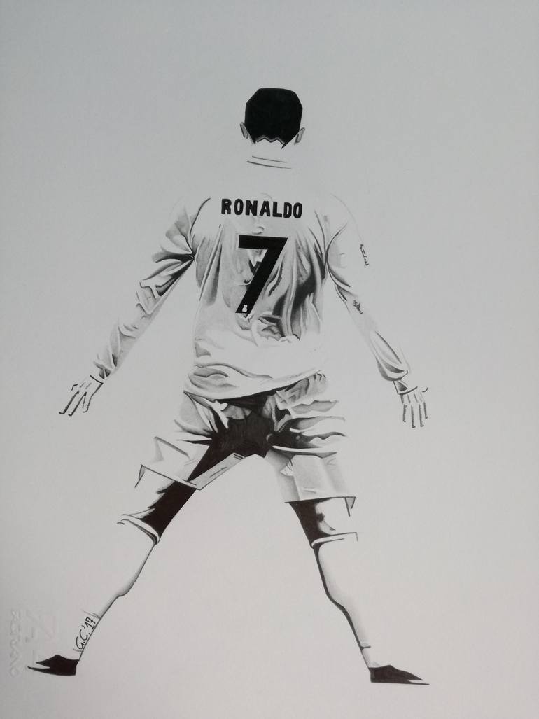 770x1027 cristiano ronaldo celebration drawing - Celebration Drawing