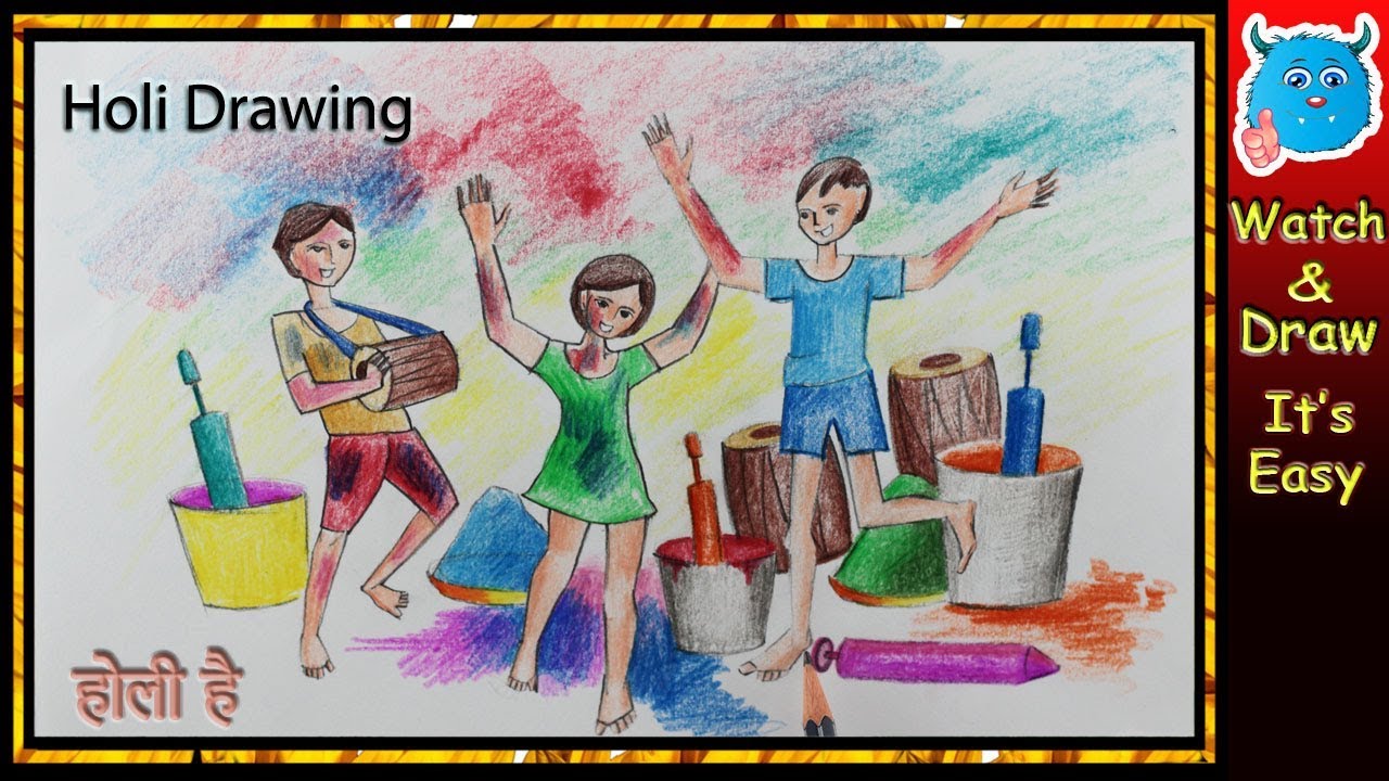 Celebration Drawing at PaintingValley.com | Explore collection of ...