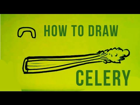 480x360 How To Draw Celery - Celery Drawing