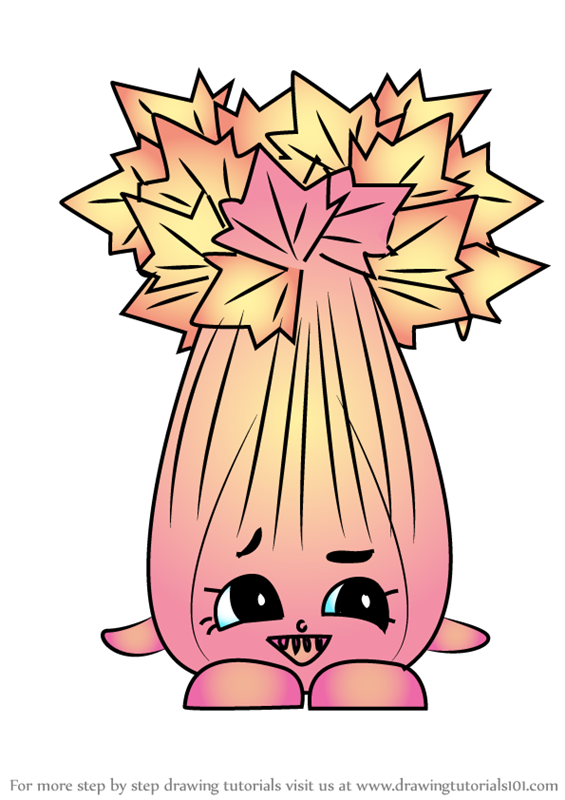 565x800 Learn How To Draw Super Celery From Shopkins - Celery Drawing