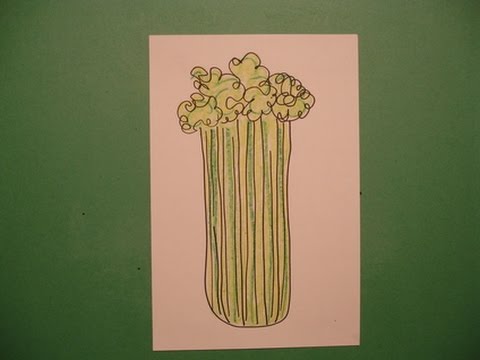 480x360 Let's Draw A Bunch Of Celery! - Celery Drawing