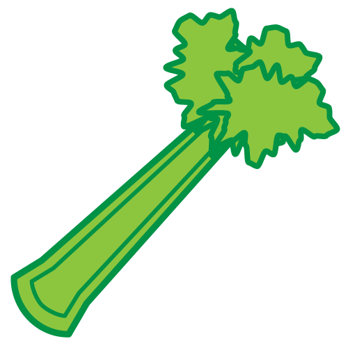 500x500 Celery Cartoon Transparent Png Clipart Free Download - Celery Drawing