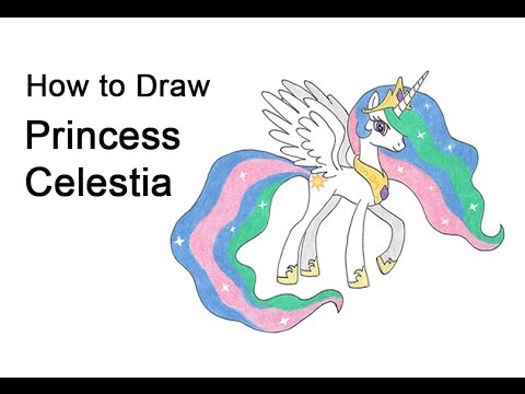 480x360 how to draw princess celestia - Celestia Drawing