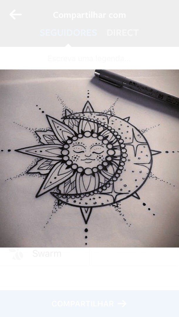 610x1082 moon, mandala, tattoo, drawing, sun more tattoo ideas - Celestial Sun And Moon Drawing