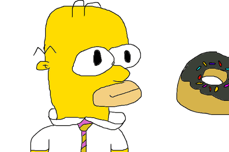 450x300 collection of free cell drawing homer simpson download on ui ex - Cell Cartoon Drawing