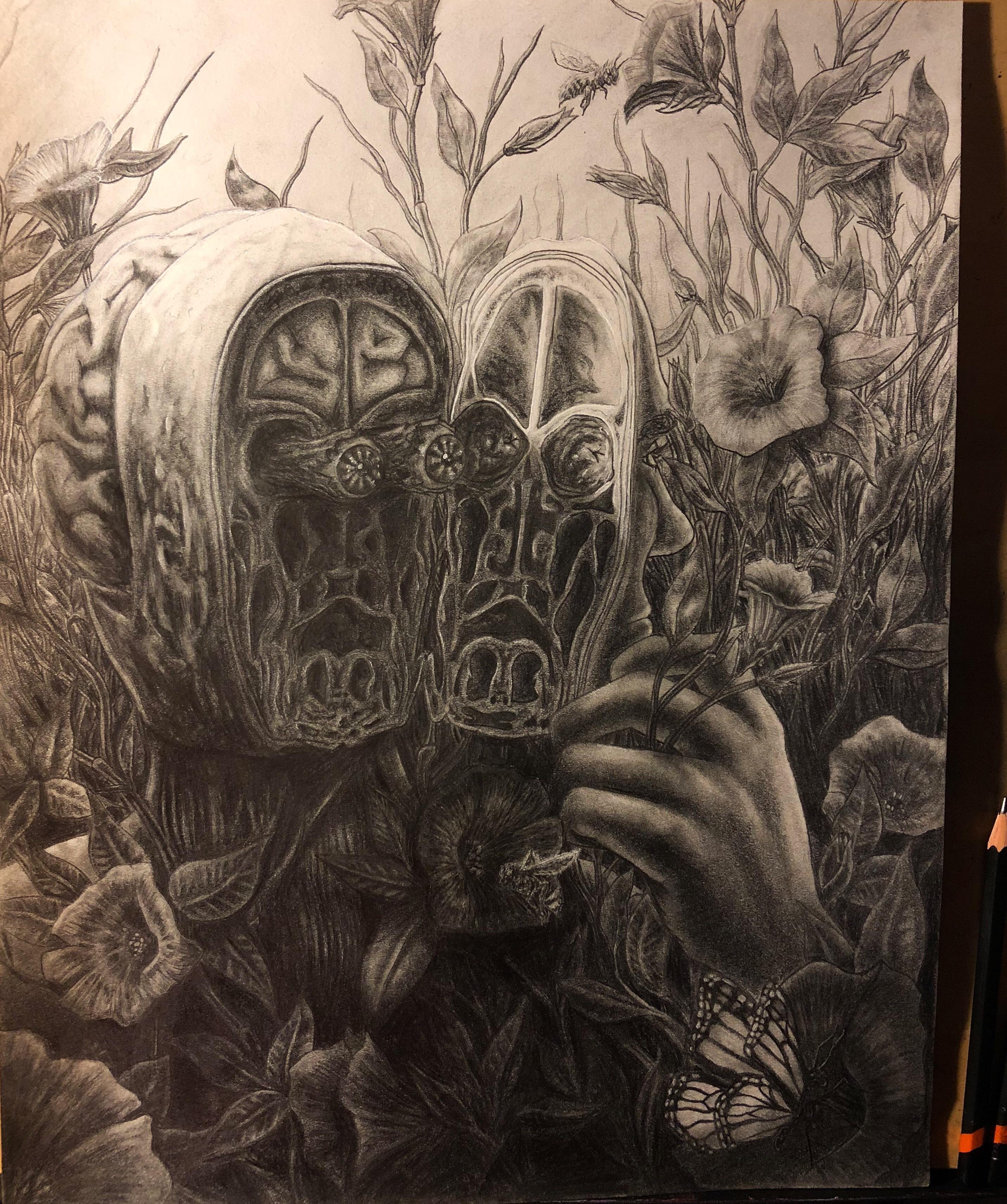 2865x3425 In Graphite On Medium Surface Drawing - Cellar Drawing