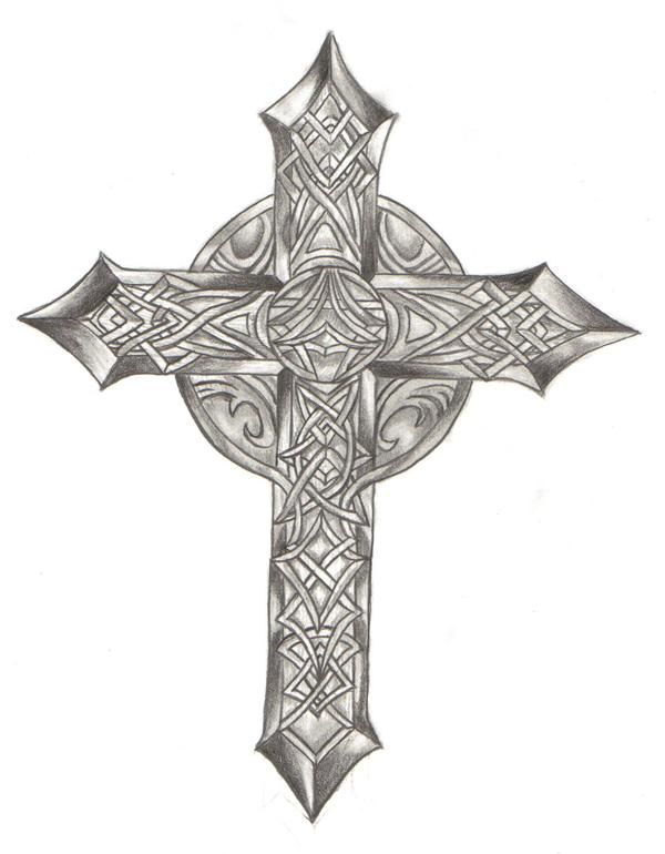 600x770 Celtic Cross - Celtic Cross Drawing