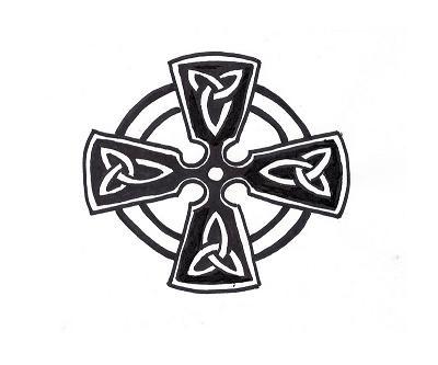 400x333 Celtic Knot Designs And Patterns - Celtic Cross Drawing