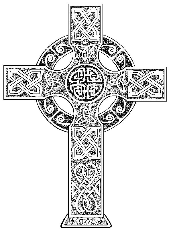 Celtic Cross Drawing at PaintingValley.com | Explore ...