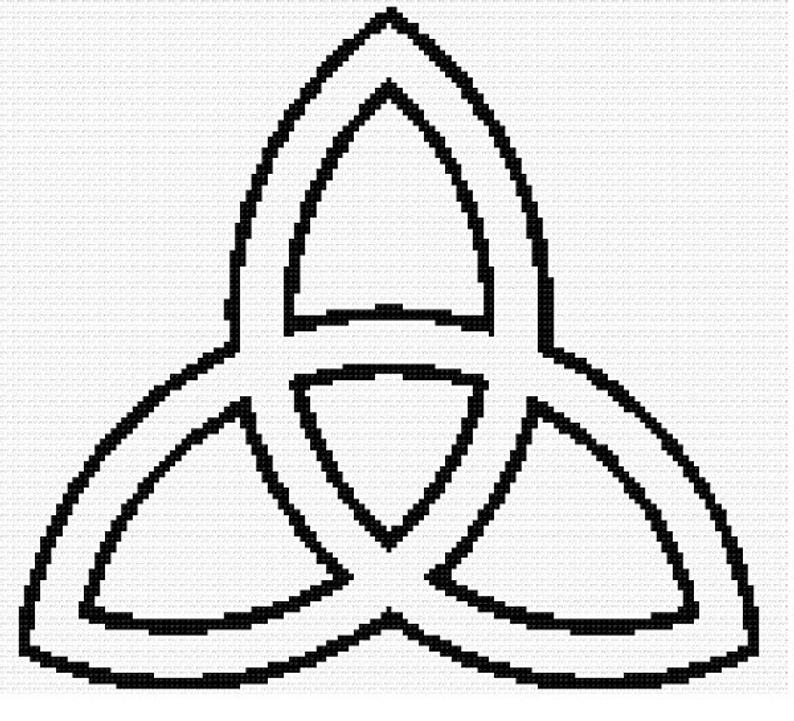 794x721 Celtic Knot Cross Stitch Pattern Pdf Download Etsy - Celtic Cross Line Drawing